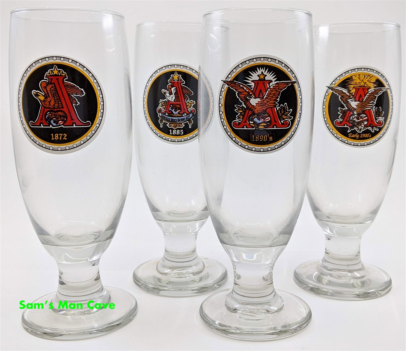 Anheuser-Busch Evolution of Excellence Pilsner Glass Set