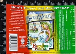 Sweetwater Exodus Porter Beer Label