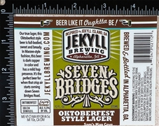 Jekyll Brewing Seven Bridges Oktoberfest Label