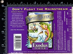 Sweetwater Exodus Porter Beer Label