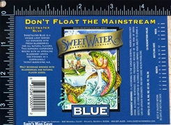Sweetwater Blue Beer Label