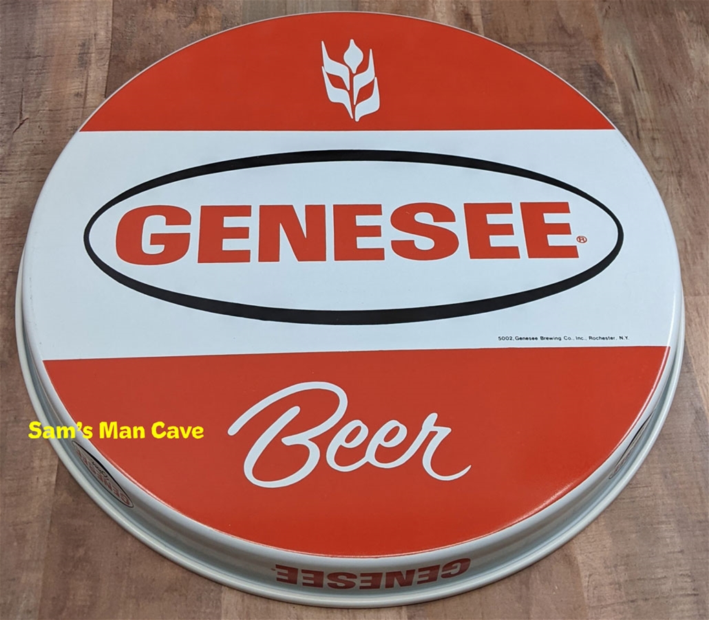 Genesee Cream Ale metal tacker sign 