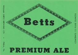Betts Beer Label