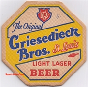 Griesedieck Bros. Beer Coaster