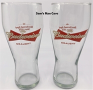 Budweiser Draught Glass Set
