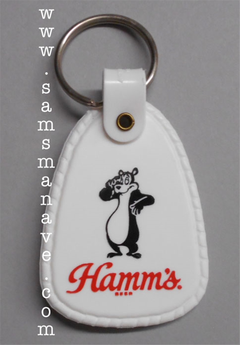 Key Ring Handmade Details about   HAMM'S HOCKEY BEAR Beer Can Bottle Cap Opener Key Chain 