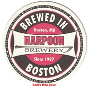 Harpoon Brewery Beer Coaster