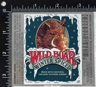 Wild Boar Winter Spiced Beer Label