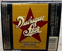 Dubuque Star River Town Brown Beer Label