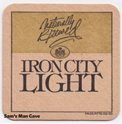 Iron City Light Beer Coaster
