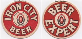 Iron City Beer Expert Beer Coaster