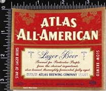 Atlas All America IRTP Beer Label