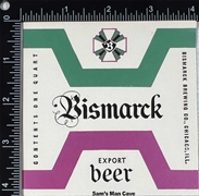 Bismarck Export Beer Label