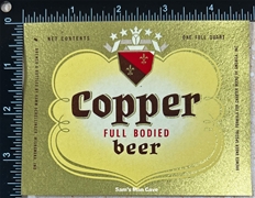 Copper Beer Label