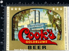 Cook's Goldblume Beer Label