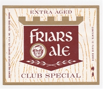 Friars Ale Club Special Beer Label