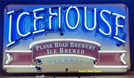 Icehouse Plank Road Brewery Neon