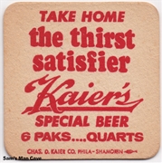 Kaier's Take Home Beer Coaster