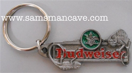 Budweiser Lizards Pewter Keychain