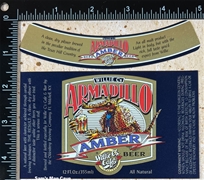 Willie C's Armadillo Amber Beer Label