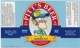 Pitt's All American Beer Label
