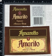 Amaretto Amarito Liqueur Label