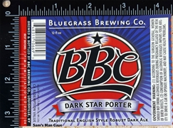 BBC Dark Store Porter Beer Label
