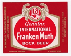 Franken Muth Bock Beer Label