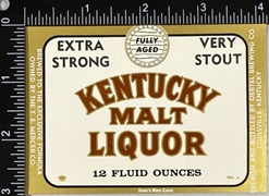 Kentucky Malt Liquor Beer Label