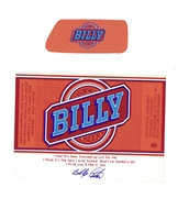 Billy Beer Label