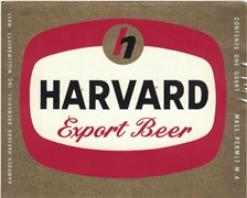 Harvard Export Beer Label