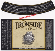 Olde Time Brewers Ironside Ale Label with neck