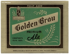 Golden Brau Ale Label