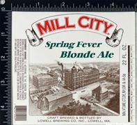 Mill City Spring Fever Blonde Ale Label