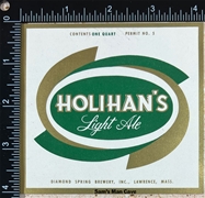 Holihan's Light Ale Label