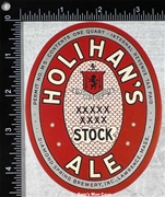 Holihan's Stock Ale IRTP Beer Label
