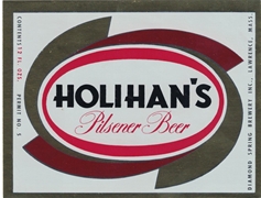 Holihan's Pilsener Beer Label