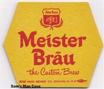 Meister Brau Beer Coaster