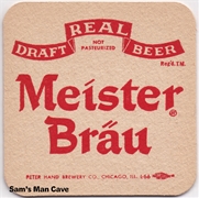 Meister Brau Real Draft Beer Coaster