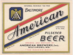 American Pilsener Beer IRTP Label