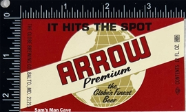 Arrow Premium Beer Label