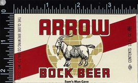 Arrow Bock Beer Label