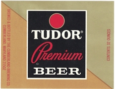 Tudor Premium Beer Label