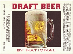 Draft Beer by National Beer Label