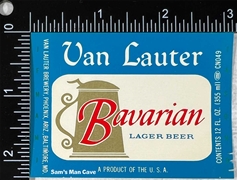 Van Lauter Bavarian Lager Beer Label