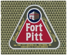 Fort Pitt Extra Special Premium Beer Label