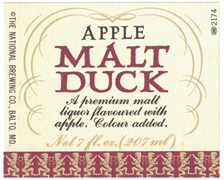 Apple Malt Duck Label