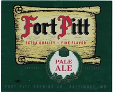 Fort Pitt Pale Ale Label