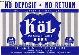 Kol Premium Quality Beer Label
