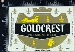 Goldcrest Beer Label